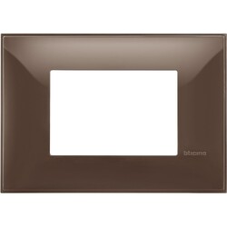 Bticino - BTİCİNO R4803MK CLASSİA SERİSİ 3M MOKA POLİMER PLASTİK ÇERÇEVE 8005543633908