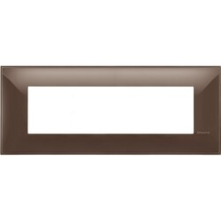 Bticino - BTİCİNO R4807MK CLASSİA SERİSİ 7M MOKA POLİMER PLASTİK ÇERÇEVE 8005543637036