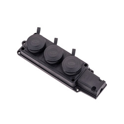 Byes - BYES BY10-105 1X16A 200-220V KAUÇUK GRUP PRİZ