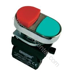 EMAS C METAL İKİZ BUTON ÇIKIK KAFALI 1NA+1NK CM102K21KY