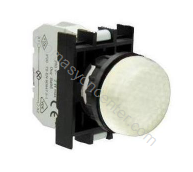 Emas - EMAS C METAL LEDLİ SİNYAL BEYAZ 12-30V AC/DC CM050XB