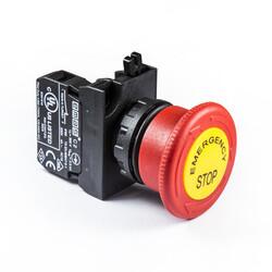 Emas - EMAS C PLASTİK MANTAR KAFA STOP BUTONU ETİKETLİ CP200EE