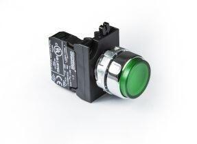 EMAS C PLASTİK YEŞİL (NA+LED+NC) CP190DY