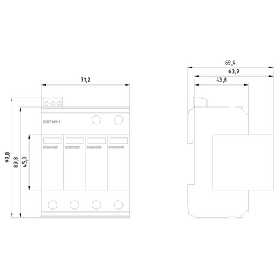 SIEMENS PARAFUDR AŞIRI GERİLİM SINIRLA C SINIFI 4001869340630
