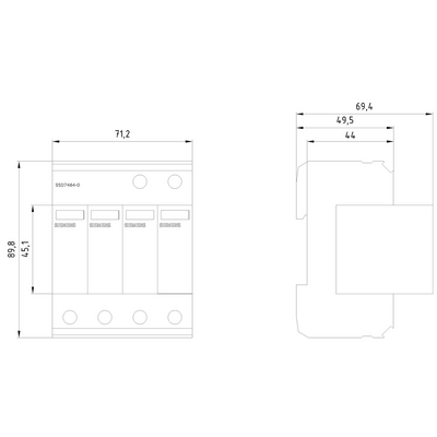 SIEMENS PARAFUDR AŞIRI GERİLİM SINIRLA C SINIFI 4001869340623
