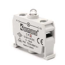 Emas - EMAS C SİNYAL KIRMIZI LEDLİ 12-30V CK6