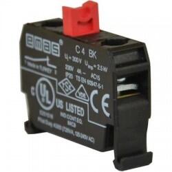 Emas - EMAS KONTAK BLOK STOP C4BK 1 NC B BUTON KUTULUK C4BK 5900103192013 C4BK