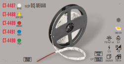 Cata - CATA DIŞ MEKAN MAVİ RENK ŞERİT LED (5 METRE) CT-4491