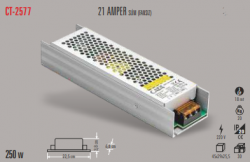 Cata - CATA SLİM LED TRAFO 21 AMPER (İÇ MEKAN) CT-2577