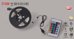 Cata - CATA USB TV RGB LED (3 METRE) KUMANDALI CT-4566