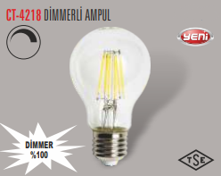 Cata - CATA UZUN FLAMENT 2700K SARI IŞIK E27 RUSTİK AMPÜL CT-4218 Cata - CATA UZUN FLAMENT 2700K SARI IŞIK E27 RUSTİK AMPÜL CT-4218