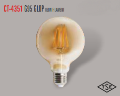 Cata - CATA UZUN FLAMENT 2700K SARI IŞIK E27 RUSTİK AMPÜL CT-4351 Cata - CATA UZUN FLAMENT 2700K SARI IŞIK E27 RUSTİK AMPÜL CT-4351