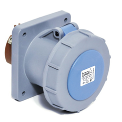 TP Electric - TP ELECTRIC CEE 3X63A KİLİTLİ KAPAKLI IP67 DÜZ MAKİNA PRİZİ 8693151329087