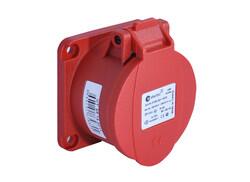 TP Electric - TP ELECTRIC DÜZ MAKİNA PRİZİ YAYLI KAPAKLI CEE 5X16 70X70 8693151658811