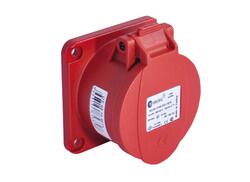 TP Electric - TP ELECTRIC DÜZ MAKİNA PRİZİ YAYLI KAPAKLI CEE 5X32 8693151658866