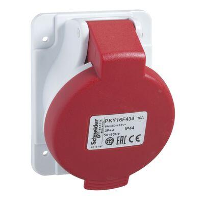 SCHNEIDER ELECTRIC CEE 5X32A EĞİK MAKİNA PRİZİ PRATİKA 3303432011123