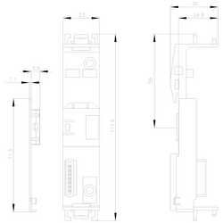 SIEMENS CİHAZ SONLANDIRMA KONNEKTÖRÜ 22,5MM 4011209913424 - Thumbnail