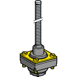Telemecanique Sensors - TELEMECANIQUE SENSORS ÇOK YÖNLÜ HAREKETLİ KALIN SPİRAL TELLİ KAFA XCKM İÇİN 3389110646788