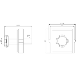SIEMENS KUPLAJ ARA PARÇA 3KC0..P BOY 3 4001869527819 - Thumbnail