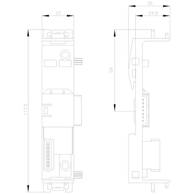 SIEMENS CİHAZ KONNEKTÖRÜ 22,5MM 4011209913417