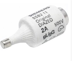 Siemens - SIEMENS DİAZED SİGORTA BUTONU 2 AMPER 4001869021171