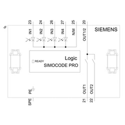 SIEMENS DİJİTAL GENİŞLEME MODÜLÜ SİMOCODE 4011209606203 - Thumbnail