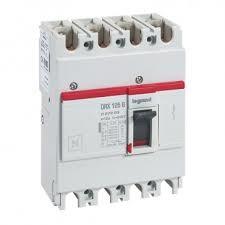 Legrand - LEGRAND DRX 125 TM 4 KUTUPLU 20KA 125A SABİT TİP KOMPAKT ŞALTER 3414970344106