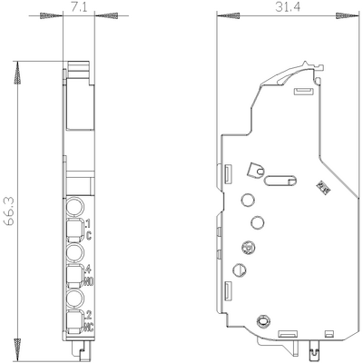 SIEMENS ELEKTRİKSEL ALARM KONTAĞI 3VA2 240VAC-250VDC 6A 4042949000099