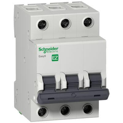 SCHNEIDER ELECTRIC EZ9F43310 3X10A 3KA 400V C TİPİ EASY9 OTOMATİK SİGORTA 3606480580550
