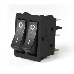 Emas - EMAS A12B1H10 IŞIKSIZ SİVİÇ SİYAH GÖVDELİ TERMİNALLİ 1NA 1NA 30X22MM