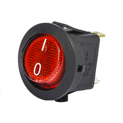 Emas - EMAS ANAHTAR ÇAP 20MM SİYAH GÖV.1NO TER.KIR.0-1 IŞIKLI A71B1K11