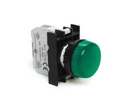 Emas - EMAS B030XY B SERİSİ SİNYAL LAMBASI BA9 DUYLU YEŞİL 22MM