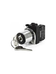 Emas - EMAS CM100AA20 KALICI 1NA 0-1 ANAHTARLI BUTON 22MM