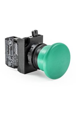 EMAS CP100MY KUMANDA BUTONU MANTARLI YEŞİL YAYLI 1 NA