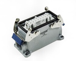 EMAS EBM16PD27 16 KONTAKLI DUVAR PRİZİ İKİ YAN GİRİŞLİ - Thumbnail