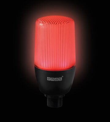 EMAS IF5R220ZM05 KIRMIZI 55 MM 220V AC BUZZERLI İKAZ LAMBASI