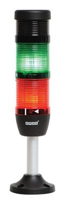 EMAS IK52F220ZM03 ÜÇ KATLI 220V AC BUZZERLI FLAŞÖR 100MM BORULU 50MM LED İKAZ LAMBASI