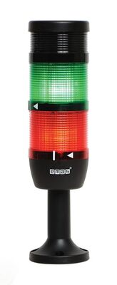 EMAS IK72L024ZM01 ÜÇ KATLI 24V AC/DC BUZZERLI 110MM PLASTİK BORU AYAKLI 70MM İKAZ LAMBASI