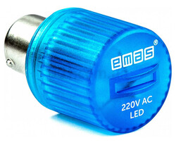 Emas - EMAS IKML220M MAVİ LED 220V