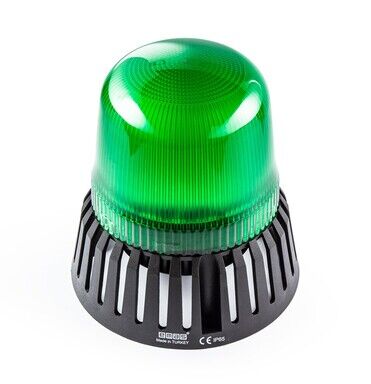 EMAS IT120G024Z YEŞİL 24V AC/DC 120MM BEZZERLI LED TEPE LAMBASI