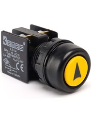 Emas - EMAS KB34RS-0 KUMANDA DÜĞMESİ ETANJ OKLU SARI 1NA