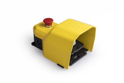 EMAS PDKA11GX28 PEDAL 2NA+2NK SARI ACİL STOPLU