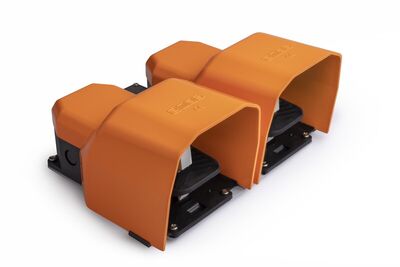 EMAS PDKA22BB10T PEDAL 2'Lİ (1NA+1NK) (1NA+1NK) AKS TURUNCU