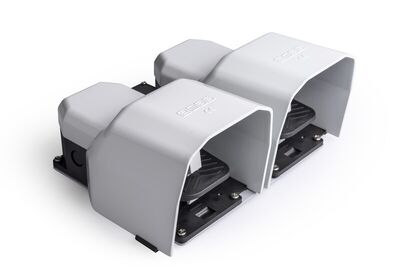 EMAS PDKA22GG10G PEDAL 2'Lİ 2*( 1NA+1NK) + 2*(1NA+1NK) GRİ