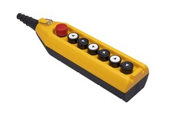 Emas - EMAS PV7E30B222 7'Lİ START TEK HIZLI ACİL STOPLU KUMANDA KUTUSU