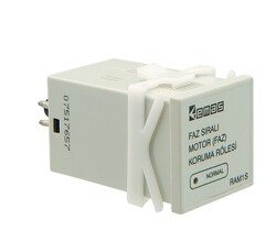 Emas - EMAS RAM1S MOTOR FAZ KORUMA RÖLESİ 3X380V 1CO 5A 8 PİNLİ
