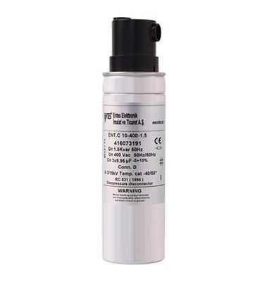 ENTES CMD-450-2,5 2,5kVAr 450VAC ÜÇ FAZLI MİNİ SERİ KONDANSATÖR 416124060E M3847