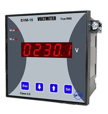 ENTES EVM-15-96 24-250VAC/DC BESLEMELİ VOLTMETRE M1385