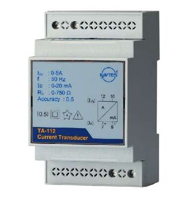 ENTES TA112 AKIM&GERİLİM TRANSDÜSERİ ÖLÇÜ GİRİŞİ:0-5A AC ÇIKIŞ: 0-20mA DC M0351