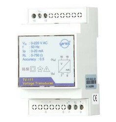 Entes - ENTES TV111 AKIM&GERİLİM TRANSDÜSERİ ÖLÇÜ GİRİŞİ:0-220V AC ÇIKIŞ: 0-20mA DC M0352